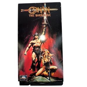 MCA Universal Conan the Barbarian VHS Tape Arnold Schwarzenegger Movie